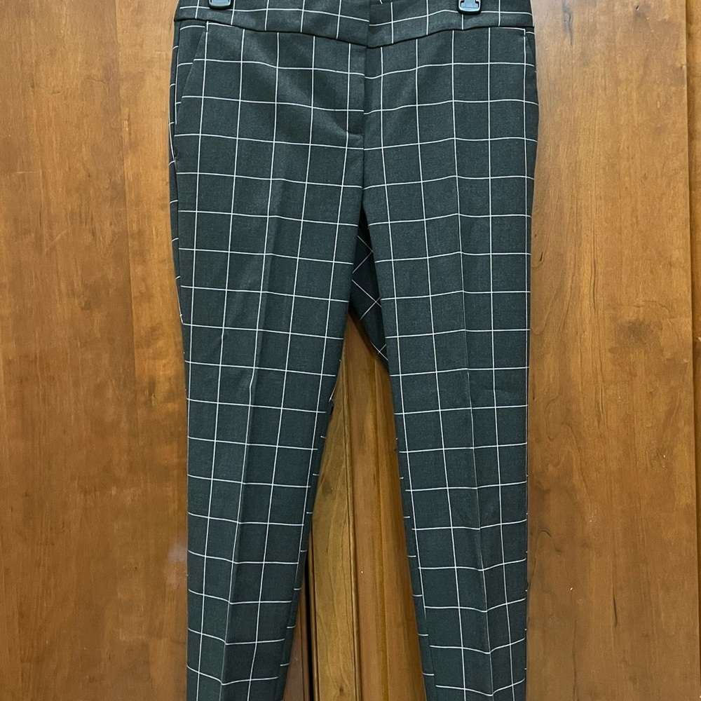 Pink/gray slim pants 4p
